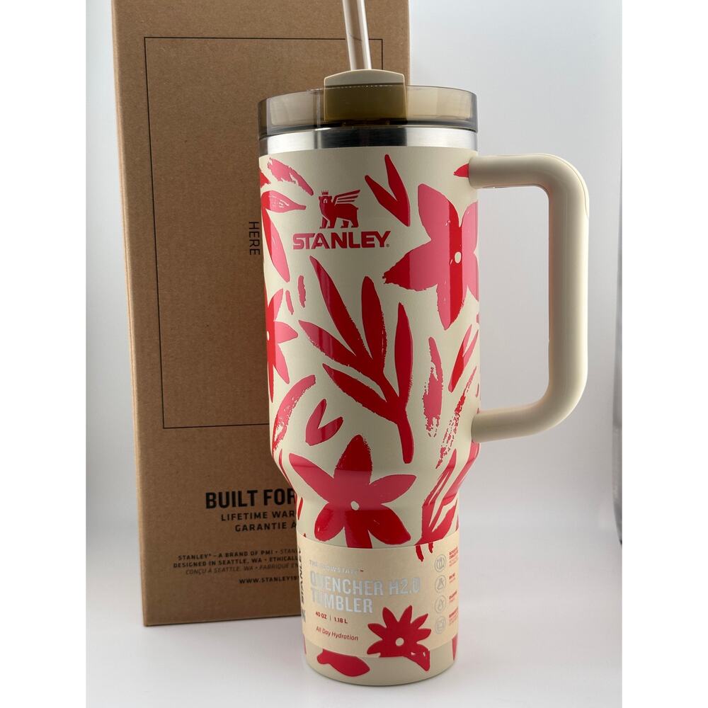 LIMITED EDITION The Quencher® H2.0 FlowState™ Tumbler | 40 OZ; RESORT FLORAL